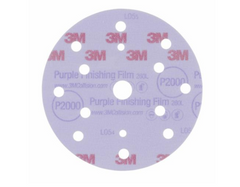 3M™ Purple Finishing Film Abrasive Disc 260L, 150 mm, 15 Hole