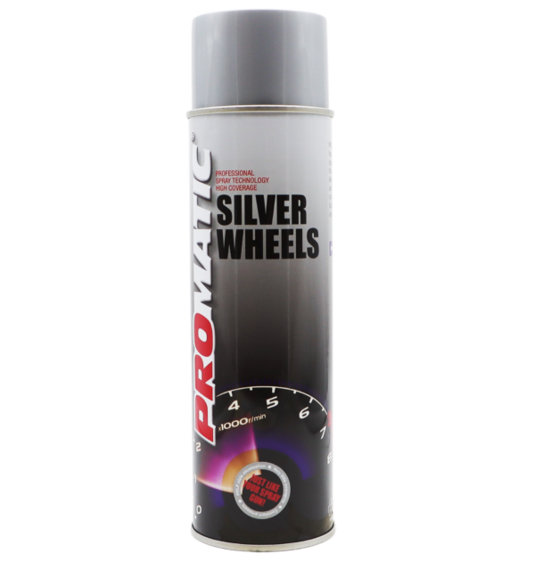 PROMATIC - WHEEL SILVER AEROSOL (500ML)